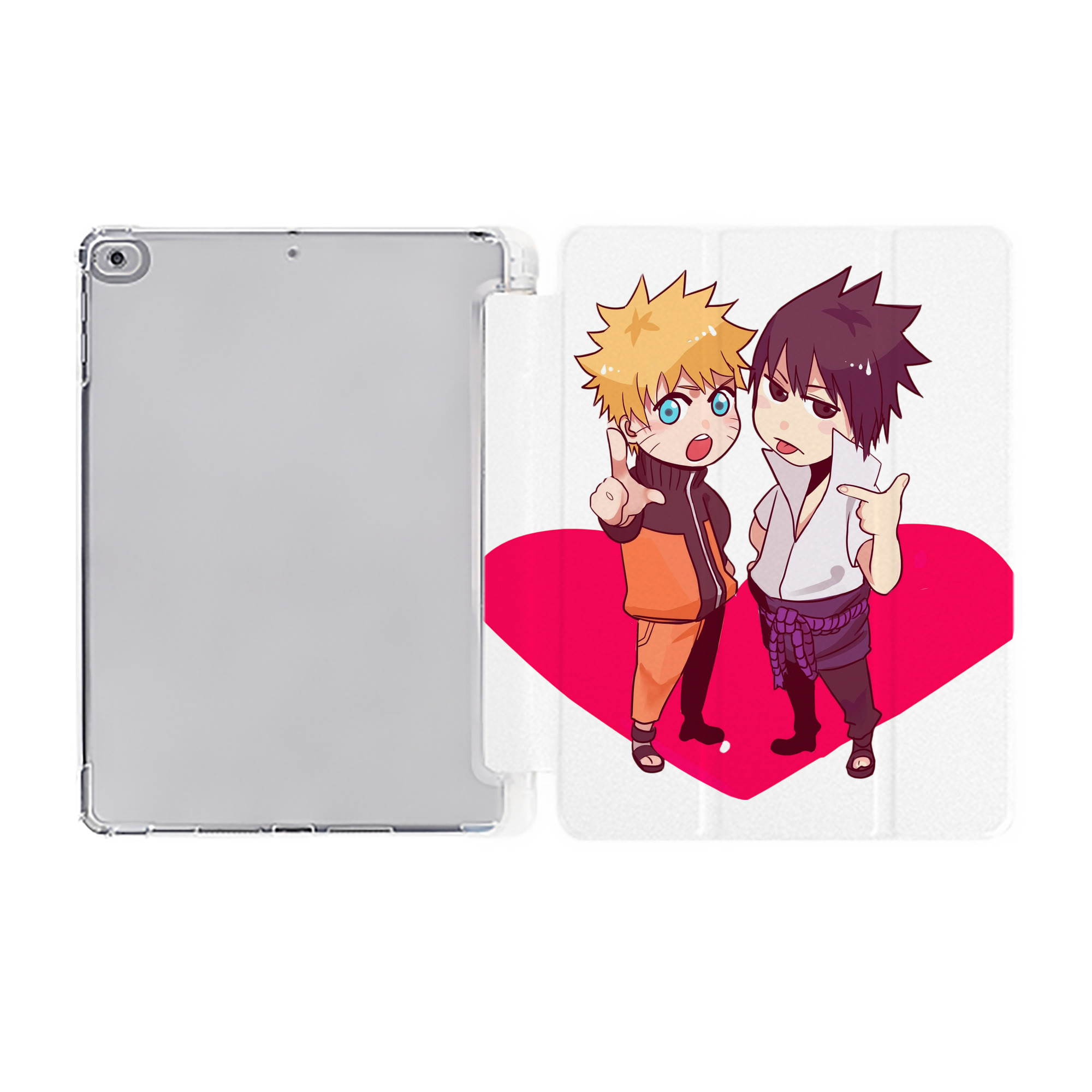 （画像用） NARUTO -ナルト- うずまき ナルト Uzumaki Naruto IPad ケース ペン収納付き 三つ折りスタンド PUレザー×シリコン 対応機種9.5/10.5/10.9インチ